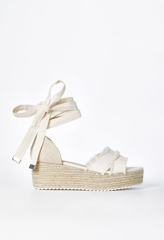 Sarai Wedge Sandal Natural